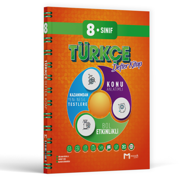 8.SINIF MOZAİK DEFTER TÜRKÇE - 2025-26